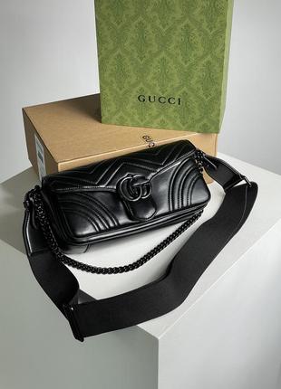 Сумка gucci total black