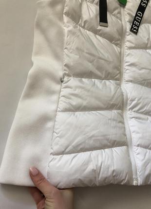 Жилетка guess eco briony hooded puffer vest оригінал5 фото