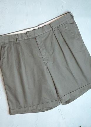 🎁1+1=3 мужские шорты чинос с подворотом morgan, размер 52 - 54