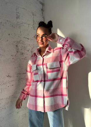 Тепленькая рубашка в клетку,рубашка в клетку
