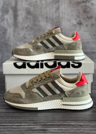 Adidas zx 500 rm grey four5 фото