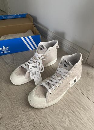 Кросівки/кеди оригінал adidas alife x nizza high ‘cream white’ (art gx8140)