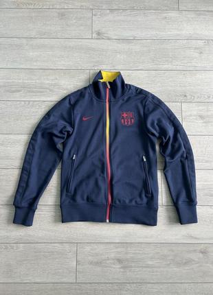 Олимпийка barcelona nike s барселона футбольна кофта мастерка оригинал