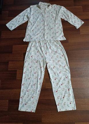 Трикотажна піжама великого розміру