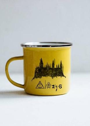 Эмалированная кружка гарри поттер