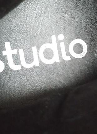 Леопардові ботильйони із золотою пряжкою studio, 7/409 фото