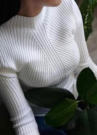 Гольф кофтинка ялинка водолазка світшот светр жіночий6 фото