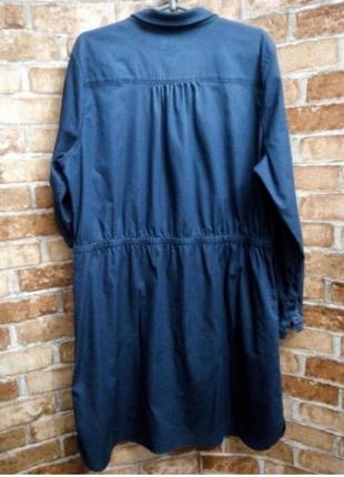 Джинсова сукня-рубашка 44р.2 фото