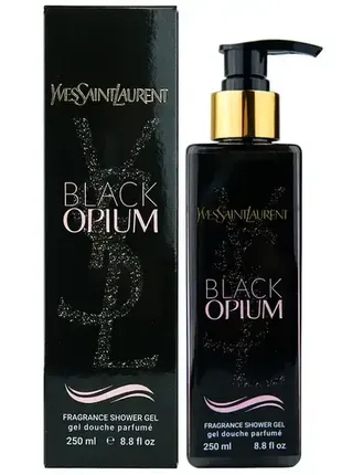 Yves saint laurent  black opium парфумований гель для душу