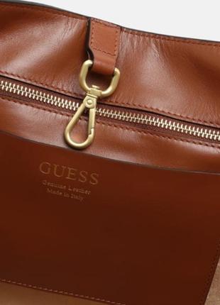 Сумка кожаная guess3 фото