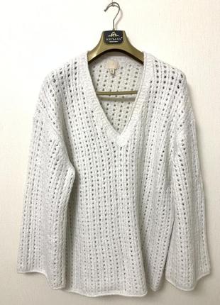 H&m свитер ажурный оверсайз