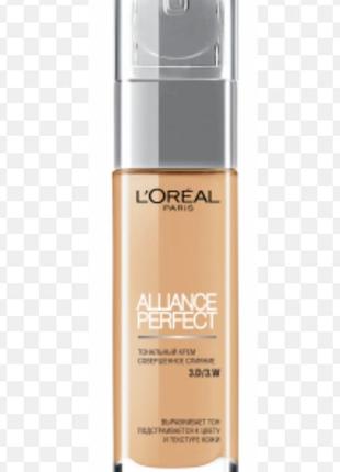 Loreal alliance perfect вирівнюючий тональний крем