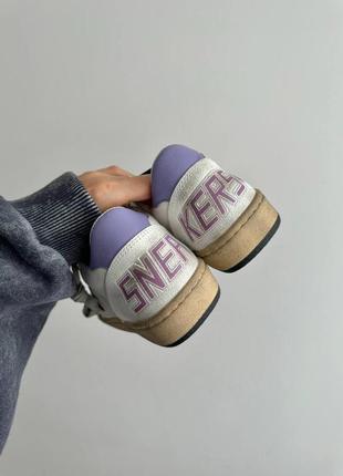 Кроссовки golden goose ggdb ballstar lilac4 фото