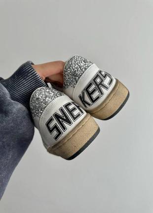 Кроссовки golden goose ggdb ballstar silver4 фото