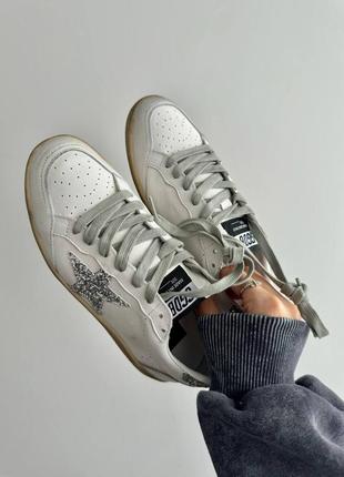 Кроссовки golden goose ggdb ballstar silver2 фото