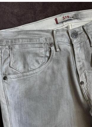 Джинсы брюки levi’s оригинальные серые