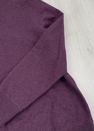 Крутой свитшот фиолетового оттенка базовая вещь незауженный regular6 фото