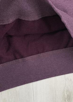 Крутой свитшот фиолетового оттенка базовая вещь незауженный regular5 фото