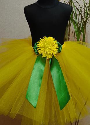 Костюм цветочка одуванчик 4-7р 5