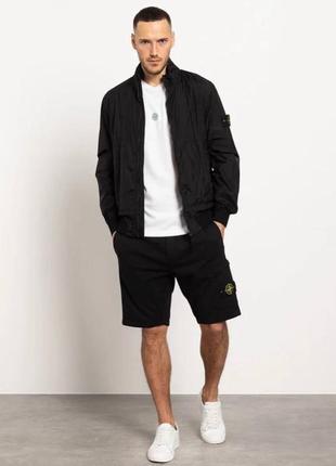 Заряджені шорти stone island black