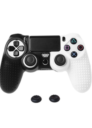 Силіконовий чохол для джойстика sony playstation ps5 + накладки на аналогові стіки.