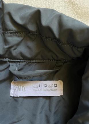 Стильная куртка рубашка zara для подростков