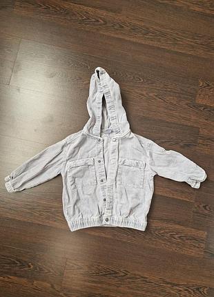 Дитяча кофта вельветова zara (92см)