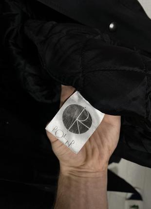 Polar skate co куртка парка jacket sb pleasures вітровка лого чорна (stussy x carhartt x dickies)10 фото