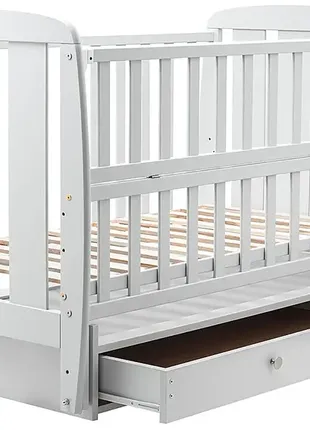 Ліжко babyroom кулька sh-03 маятник, ящик, відкидний бік бук8 фото