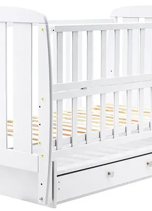 Ліжко babyroom кулька sh-03 маятник, ящик, відкидний бік бук4 фото