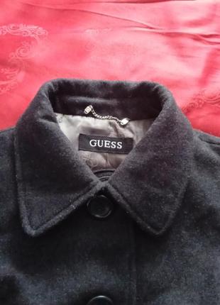 Пальто серое от guess  идеальное состояние5 фото