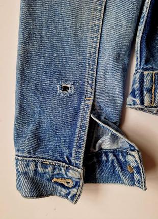 Pantamo jeans куртка женская голубая джинсовая s короткая.5 фото
