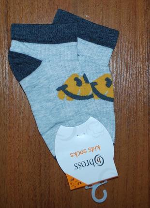 Укорочені шкарпетки сітка 1-3, 3-5, 5-7, 9-11 bross бросс смайл