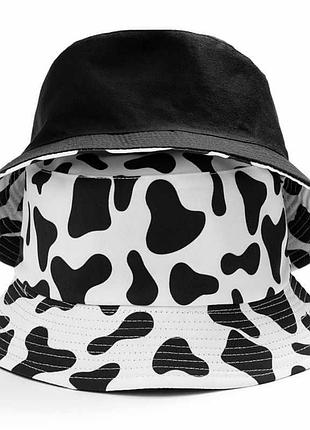 Панамка панама панамма корова корівка cow забарвлення стильна модна двостороння