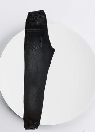 Дитячі джогери джинси стреейчеві чорні 146-180 dola elvin4 фото