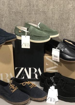 Кожаные кроссовки zara6 фото