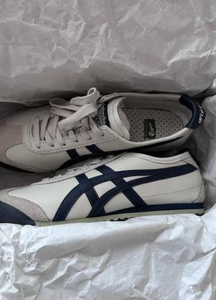 Кроссовки onitsuka tiger mexico 66 white blue