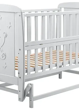 Ліжко babyroom умка dumo-02 маятник, відкидний бік бук3 фото