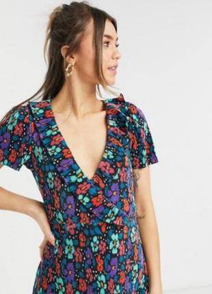 Жіноча сукня плаття в квітковий принт asos