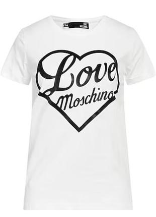 Женская футболка love moschino1 фото
