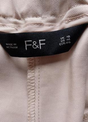 Женские шорты бермуды f&amp;f69318 52р. xxl, вискоза, бежевые9 фото