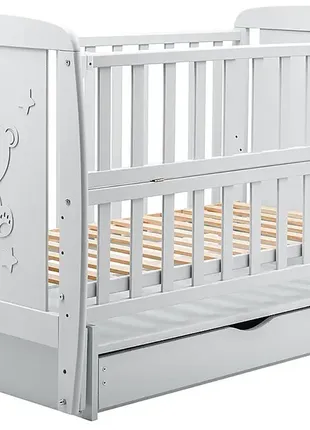 Ліжко babyroom умка dumyo-3 маятник, ящик, відкидний бік бук9 фото