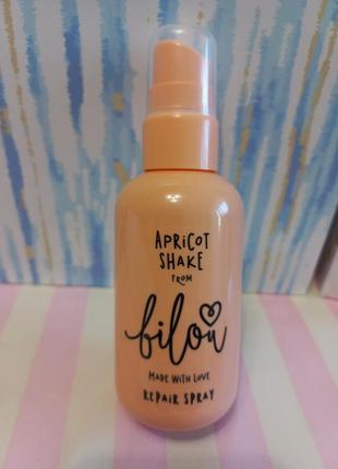 Відновлюючий спрей для волосся bilou apricot shake repair spray 150 ml