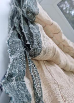 Zara шарф 100%льон3 фото