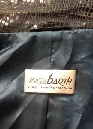 Ingabarth, кожаный жакет, куртка7 фото