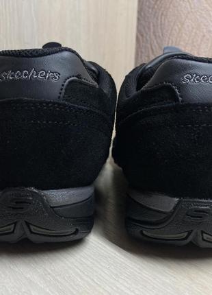 Кожаные кроссовки skechers.6 фото