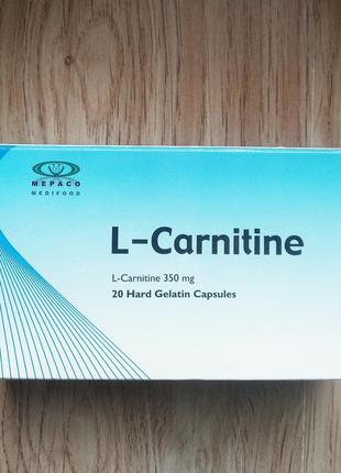 L-карнітин тартарат для похудання,350мг,20кап.єгипет.