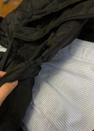 Куртка курточка демосезонная черная6 фото