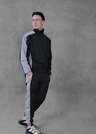 Мужской демисезонный спортивный костюм из плащевки
