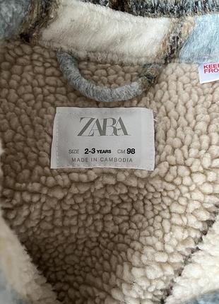 Тепла рубашка zara 3